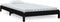vidaXL - Bed - stapelbaar - 90x200 - cm - massief - grenenhout - zwart