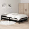 vidaXL - Bed - stapelbaar - 90x200 - cm - massief - grenenhout - zwart