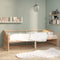 vidaXL - Bedbank - 3-zits - massief - grenenhout - 90x200 - cm