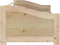 vidaXL - Bedbank - 3-zits - massief - grenenhout - 90x200 - cm
