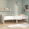 vidaXL - Bedbank - 3-zits - massief - grenenhout - 90x200 - cm - wit