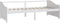 vidaXL - Bedbank - 3-zits - massief - grenenhout - 90x200 - cm - wit