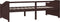 vidaXL - Bedbank - 3-zits - massief - grenenhout - donkerbruin - 90x200 - cm