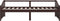 vidaXL - Bedbank - 3-zits - massief - grenenhout - donkerbruin - 90x200 - cm
