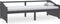 vidaXL - Bedbank - 3-zits - massief - grenenhout - donkergrijs - 90x200 - cm
