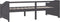 vidaXL - Bedbank - 3-zits - massief - grenenhout - donkergrijs - 90x200 - cm