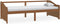 vidaXL - Bedbank - 3-zits - massief - grenenhout - honingbruin - 90x200 - cm