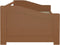 vidaXL - Bedbank - 3-zits - massief - grenenhout - honingbruin - 90x200 - cm