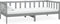 vidaXL - Bedbank - massief - grenenhout - grijs - 90x200 - cm