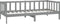 vidaXL - Bedbank - massief - grenenhout - grijs - 90x200 - cm