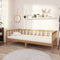 vidaXL - Bedbank - massief - grenenhout - honingbruin - 90x200 - cm