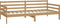vidaXL - Bedbank - massief - grenenhout - honingbruin - 90x200 - cm