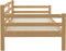 vidaXL - Bedbank - massief - grenenhout - honingbruin - 90x200 - cm
