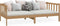 vidaXL - Bedbank - massief - grenenhout - honingbruin - 90x200 - cm
