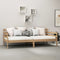 vidaXL - Bedbank - massief - grenenhout - honingbruin - 90x200 - cm