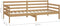 vidaXL - Bedbank - massief - grenenhout - honingbruin - 90x200 - cm