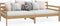vidaXL - Bedbank - massief - grenenhout - honingbruin - 90x200 - cm