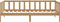 vidaXL - Bedbank - massief - grenenhout - honingbruin - 90x200 - cm