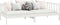vidaXL - Bedbank - massief - grenenhout - wit - 90x200 - cm