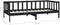 vidaXL - Bedbank - massief - grenenhout - zwart - 90x200 - cm