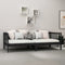 vidaXL - Bedbank - massief - grenenhout - zwart - 90x200 - cm