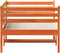 vidaXL - Bedbank - zonder - matras - wasbruin - 100x200 - cm - massief - grenenhout