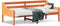 vidaXL - Bedbank - zonder - matras - wasbruin - 75x190 - cm - massief - grenenhout