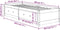 vidaXL - Bedbank - zonder - matras - wasbruin - 75x190 - cm - massief - grenenhout