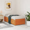 vidaXL - Bedbank - zonder - matras - wasbruin - 75x190 - cm - massief - grenenhout