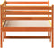 vidaXL - Bedbank - zonder - matras - wasbruin - 75x190 - cm - massief - grenenhout