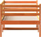 vidaXL - Bedbank - zonder - matras - wasbruin - 75x190 - cm - massief - grenenhout