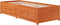 vidaXL - Bedbank - zonder - matras - wasbruin - 75x190 - cm - massief - grenenhout