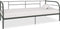 vidaXL - Bedbankframe - metaal - grijs - 90x200 - cm