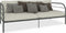 vidaXL - Bedbankframe - metaal - grijs - 90x200 - cm