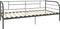 vidaXL - Bedbankframe - metaal - grijs - 90x200 - cm