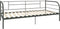 vidaXL - Bedbankframe - metaal - grijs - 90x200 - cm