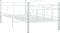 vidaXL - Bedbankframe - metaal - wit - 90x200 - cm