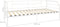 vidaXL - Bedbankframe - metaal - wit - 90x200 - cm