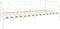 vidaXL - Bedbankframe - metaal - wit - 90x200 - cm