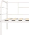 vidaXL - Bedbankframe - metaal - wit - 90x200 - cm