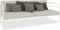 vidaXL - Bedbankframe - metaal - wit - 90x200 - cm