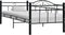 vidaXL - Bedbankframe - metaal - zwart - 90x200 - cm