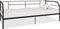 vidaXL - Bedbankframe - metaal - zwart - 90x200 - cm