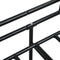 vidaXL - Bedbankframe - metaal - zwart - 90x200 - cm