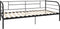 vidaXL - Bedbankframe - metaal - zwart - 90x200 - cm