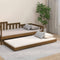 vidaXL - Bedframe - 75x190 - cm - massief - grenenhout - honingbruin