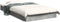vidaXL - Bedframe - bewerkt - hout - betongrijs - 100x200 - cm