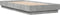 vidaXL - Bedframe - bewerkt - hout - betongrijs - 100x200 - cm