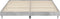 vidaXL - Bedframe - bewerkt - hout - betongrijs - 120x200 - cm