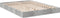 vidaXL - Bedframe - bewerkt - hout - betongrijs - 120x200 - cm